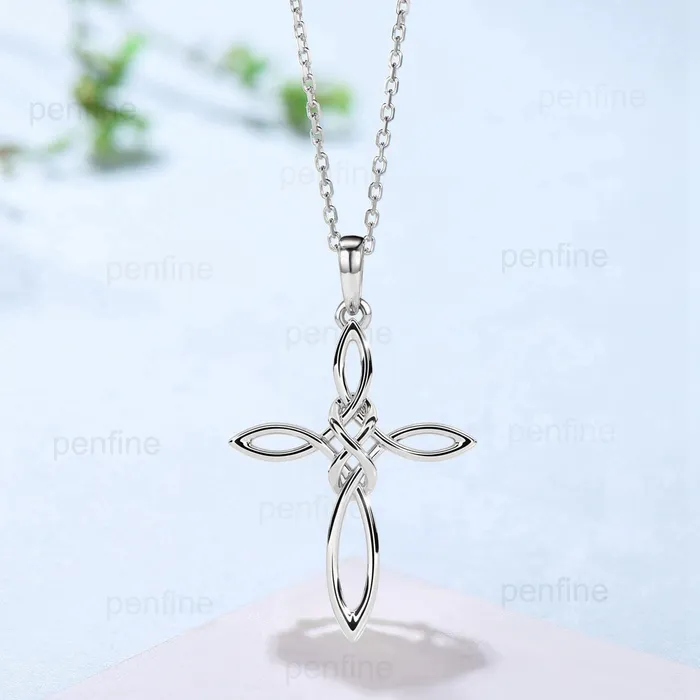 PENFINE Necklaces Norse Viking necklace solid Silver 14k 18k rose gold minimalist Personalized pendant women Necklace Celtic Jewelry Cross Necklace PENFINE Necklaces Norse Viking necklace solid Silver 14k 18k rose gold minimalist Personalized pendant women Necklace Celtic Jewelry Cross Necklace
