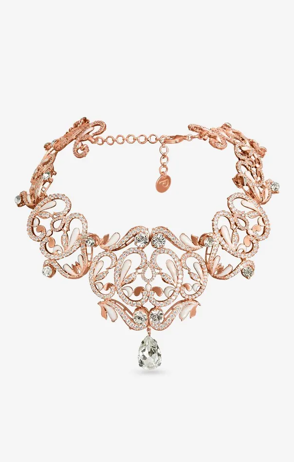 PRERTO ECOMMERCE PRIVATE LIMITED Rosalia Diamond Necklace Necklaces