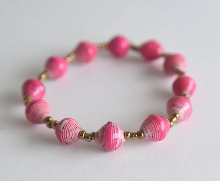 projecthavehope2 Bracelets Maber The Good One Paper Bead Stretch Bracelet