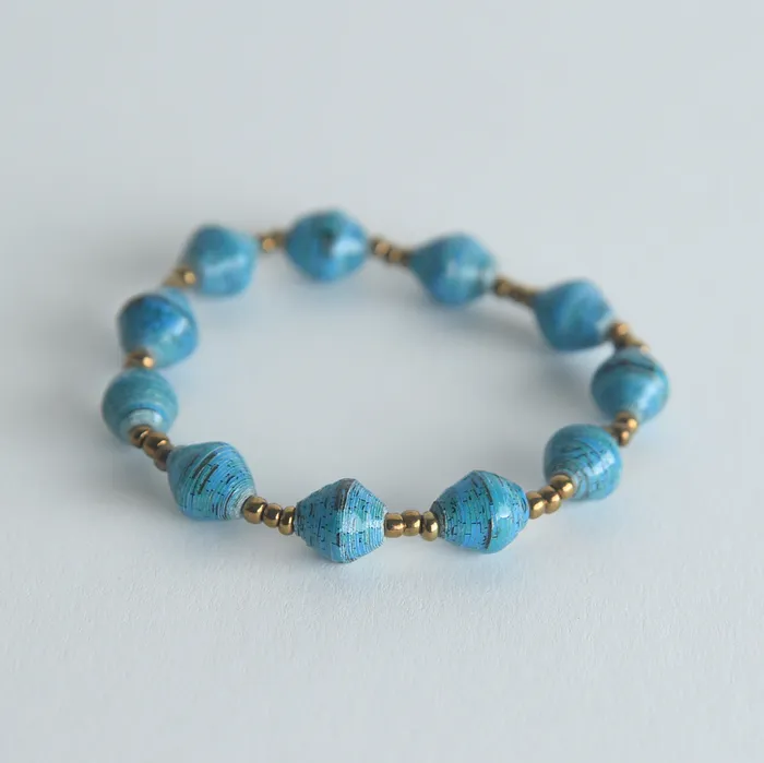 projecthavehope2 Bracelets Maber The Good One Paper Bead Stretch Bracelet