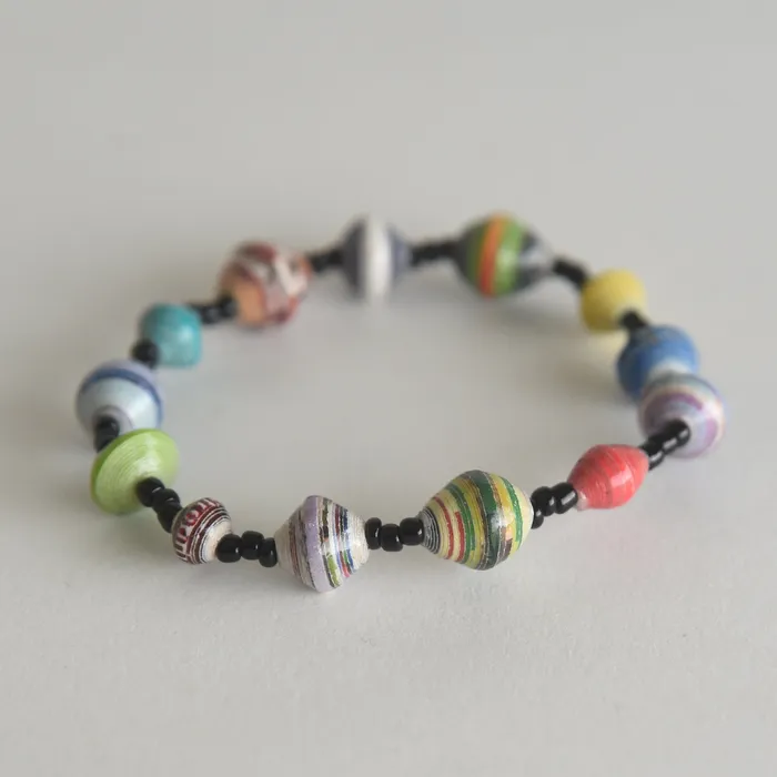 projecthavehope2 Bracelets Maber The Good One Paper Bead Stretch Bracelet