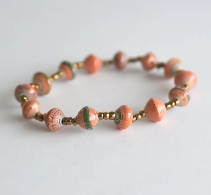 projecthavehope2 Bracelets Maber The Good One Paper Bead Stretch Bracelet