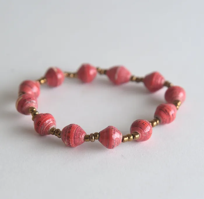 projecthavehope2 Bracelets Maber The Good One Paper Bead Stretch Bracelet