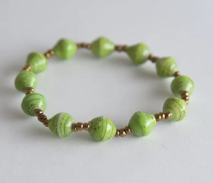 projecthavehope2 Bracelets Maber The Good One Paper Bead Stretch Bracelet