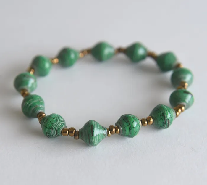 projecthavehope2 Bracelets Maber The Good One Paper Bead Stretch Bracelet
