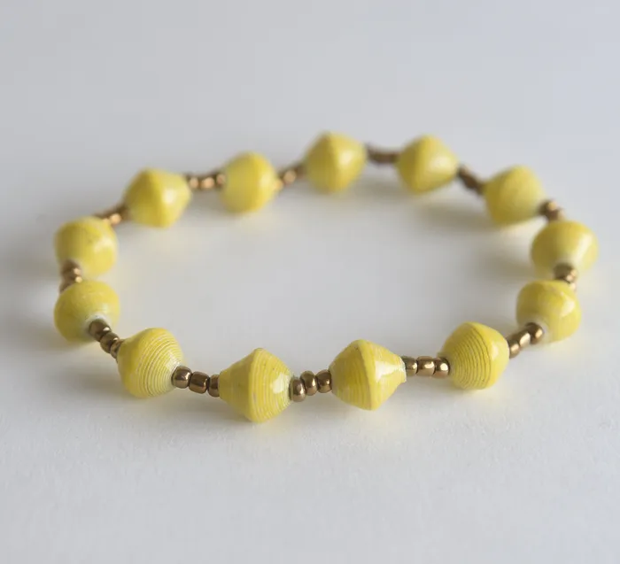 projecthavehope2 Bracelets Maber The Good One Paper Bead Stretch Bracelet