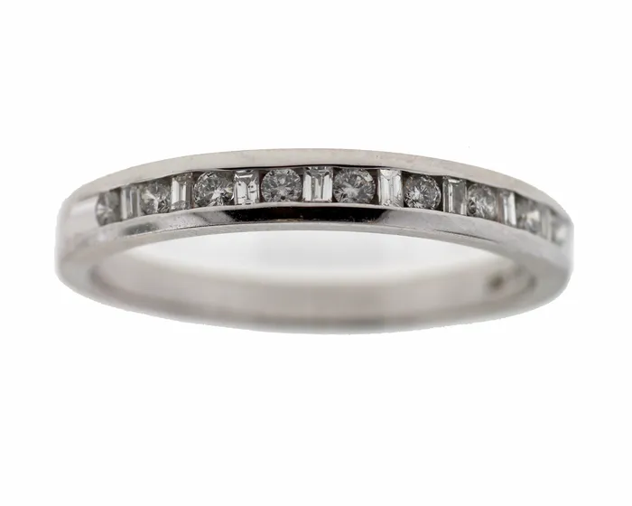 Rings 14KW 30CTTW DIAMOND ANNIV RING FULLERS PURCHASE FROM PUBLIC