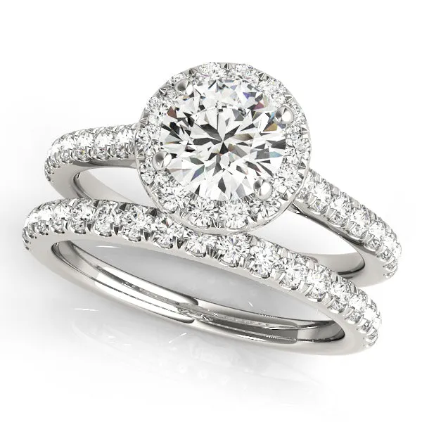 Rings Halo Diamond Engagement Ring Overnight Mountings Bridal