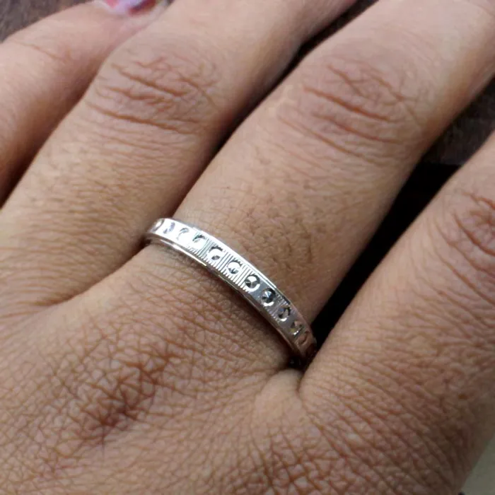 Rings Karizma Jewels Beautiful Indian Style 925 Solid Real Silver Band Unisex Ring Rings Karizma Jewels Beautiful Indian Style 925 Solid Real Silver Band Unisex Ring