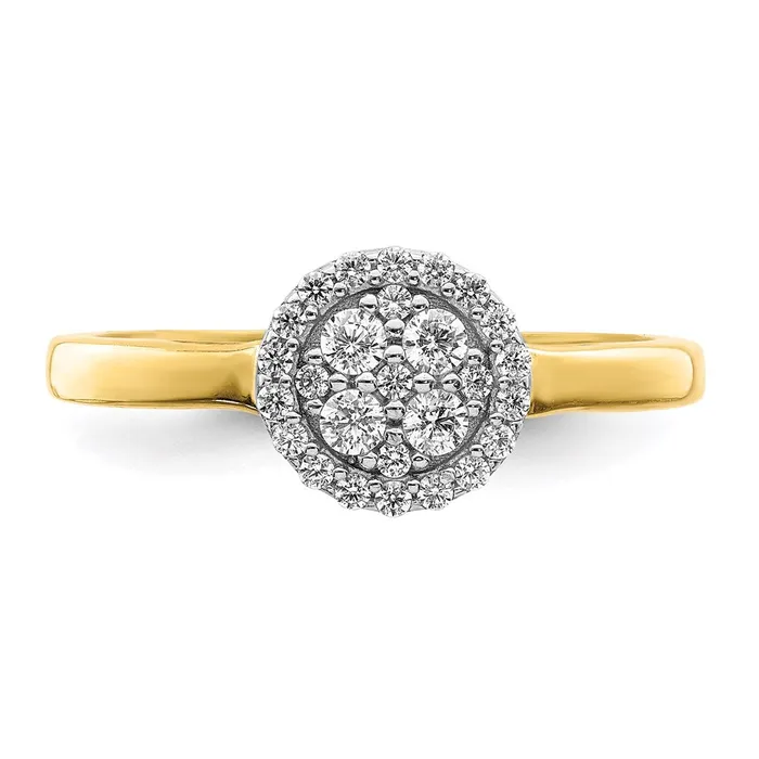 Rings WB Choice Jewelry 10K Circle CZ Fancy RingWBC10C1390 Rings WB Choice Jewelry 10K Circle CZ Fancy RingWBC10C1390