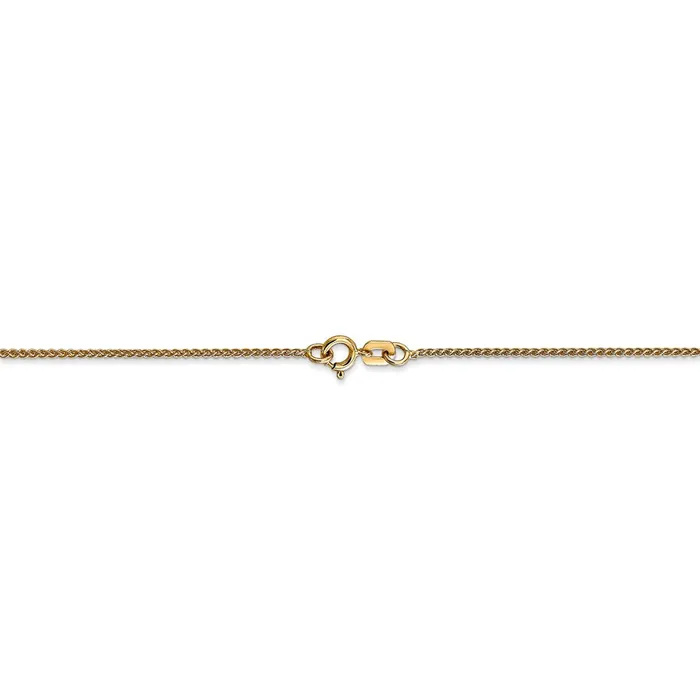 Rings WB Choice Jewelry 14k 1mm Spiga with Spring Ring Clasp ChainWBCPEN25920 Rings WB Choice Jewelry 14k 1mm Spiga with Spring Ring Clasp ChainWBCPEN25920