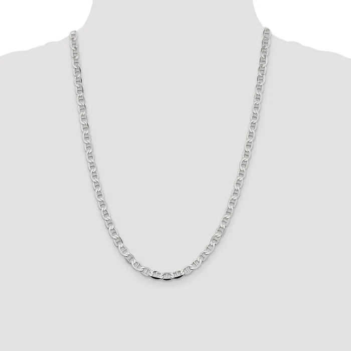 Rings WB Choice Jewelry Sterling Silver 57mm Flat Anchor ChainWBCQLFA12024 Rings WB Choice Jewelry Sterling Silver 57mm Flat Anchor ChainWBCQLFA12024