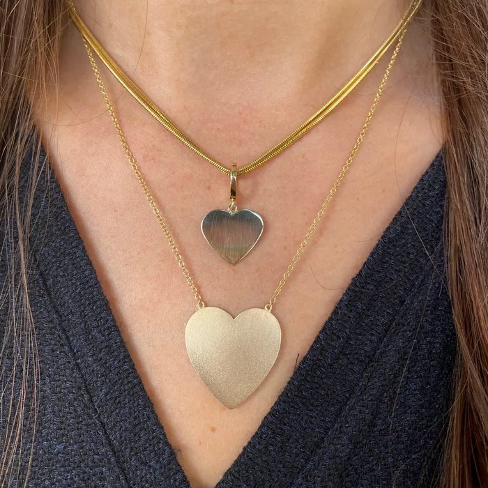 Shylee Rose Jewelry Necklaces MS X SRJ Large Heart Necklace