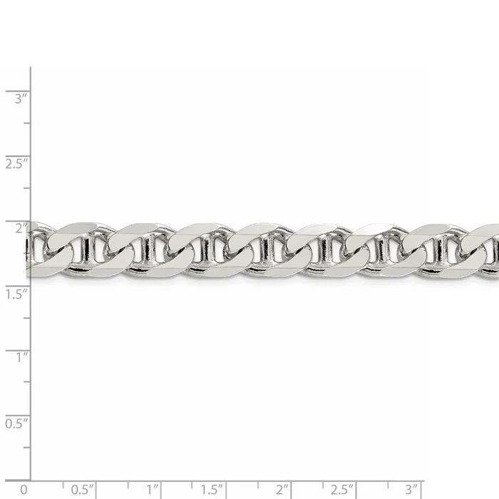 Sterling Silver 105mm Flat Cuban Anchor ChainWBCQFAN3008 WB Choice Jewelry Necklaces Sterling Silver 105mm Flat Cuban Anchor ChainWBCQFAN3008 WB Choice Jewelry Necklaces