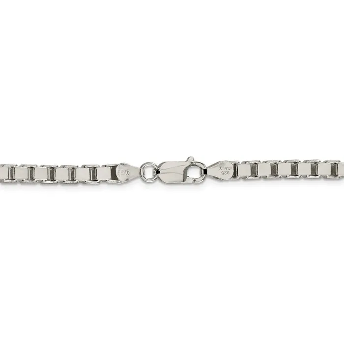 Sterling Silver 45mm Box ChainWBCQBX10016 WB Choice Jewelry Rings Sterling Silver 45mm Box ChainWBCQBX10016 WB Choice Jewelry Rings