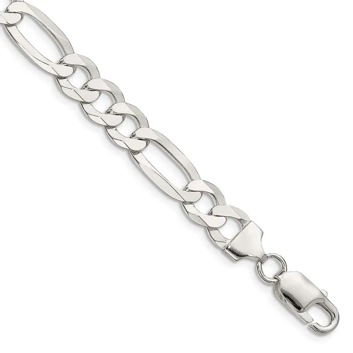 Sterling Silver 85mm Lightweight Flat Figaro ChainWBCQMB2209 WB Choice Jewelry Rings Sterling Silver 85mm Lightweight Flat Figaro ChainWBCQMB2209 WB Choice Jewelry Rings