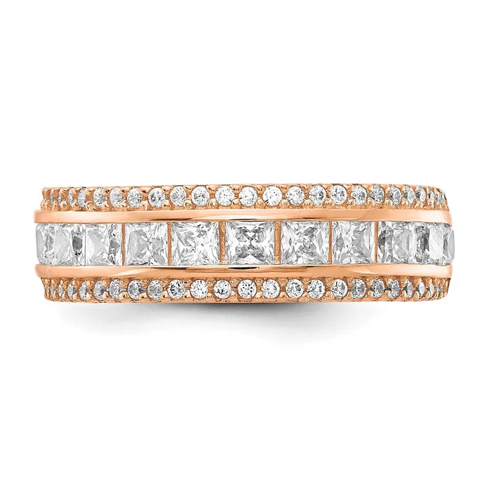 WB Choice Jewelry 10K Tiara Collection Rose Gold Polished CZ RingWBC10YC378R Rings WB Choice Jewelry 10K Tiara Collection Rose Gold Polished CZ RingWBC10YC378R Rings