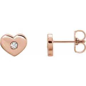 WB Choice Jewelry Earrings 14K Yellow Amethyst Heart Earrings 86336610PSTWBC WB Choice Jewelry Earrings 14K Yellow Amethyst Heart Earrings 86336610PSTWBC