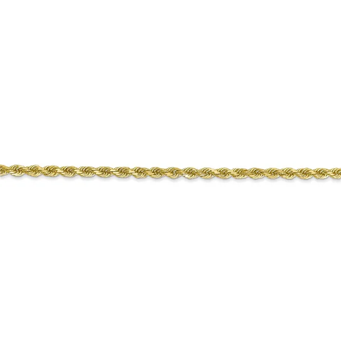 WB Choice Jewelry Necklaces 10k 225mm Diamondcut Rope ChainWBC10K01816 WB Choice Jewelry Necklaces 10k 225mm Diamondcut Rope ChainWBC10K01816