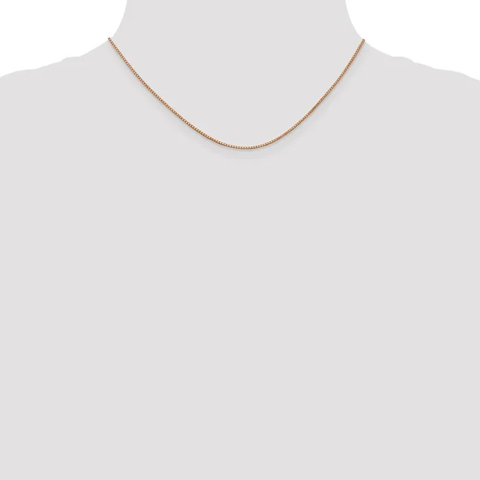 WB Choice Jewelry Necklaces 14k Rose Gold 10mm Box ChainWBCRSC316 WB Choice Jewelry Necklaces 14k Rose Gold 10mm Box ChainWBCRSC316
