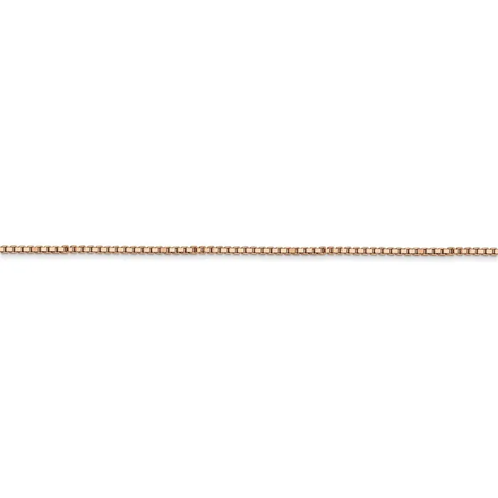WB Choice Jewelry Necklaces 14k Rose Gold 10mm Box ChainWBCRSC316 WB Choice Jewelry Necklaces 14k Rose Gold 10mm Box ChainWBCRSC316