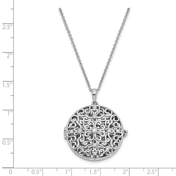 WB Choice Jewelry Necklaces Sterling Silver CZ Antiqued Do Not Let Anyone Dull 18in NecklaceWBCQSX628 WB Choice Jewelry Necklaces Sterling Silver CZ Antiqued Do Not Let Anyone Dull 18in NecklaceWBCQSX628