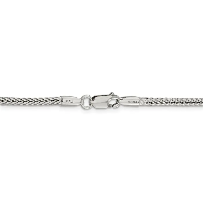 WB Choice Jewelry Rings Sterling Silver 25mm Diamondcut Round Franco ChainWBCQFR25016 WB Choice Jewelry Rings Sterling Silver 25mm Diamondcut Round Franco ChainWBCQFR25016
