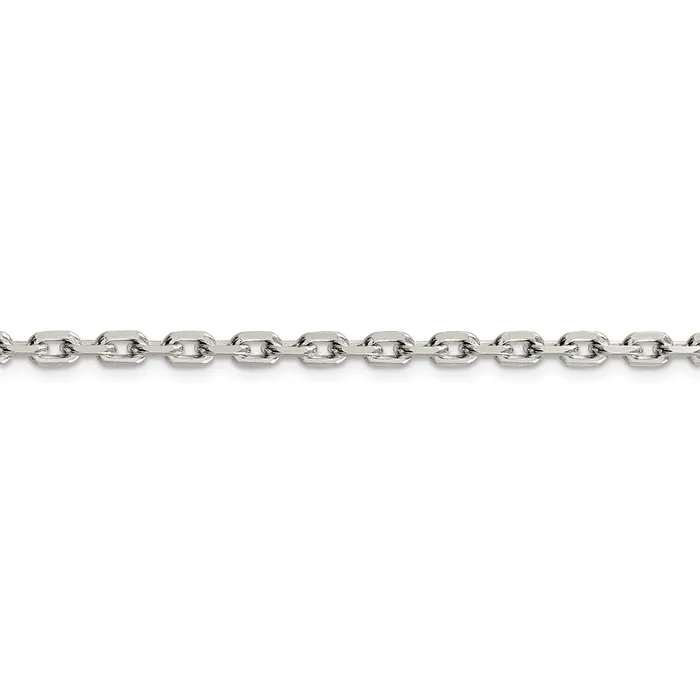 WB Choice Jewelry Rings Sterling Silver 395mm Beveled Oval Cable ChainWBCQCA12018 WB Choice Jewelry Rings Sterling Silver 395mm Beveled Oval Cable ChainWBCQCA12018