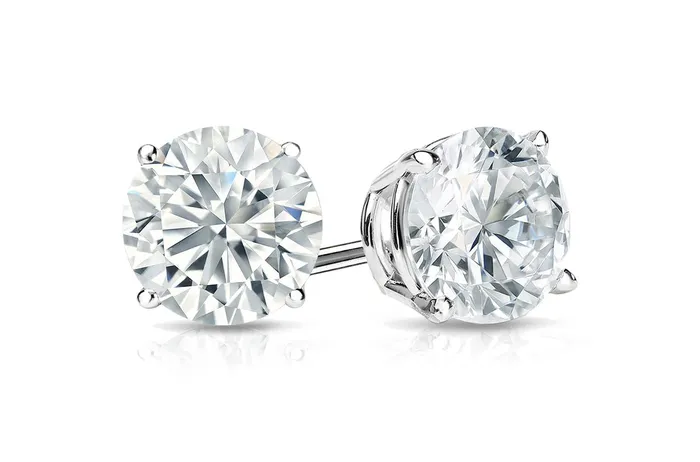 Albert Hern Earrings Earrings 045 cts Natural Round Diamonds H VS 18kt Gold Studs Albert Hern Earrings Earrings 045 cts Natural Round Diamonds H VS 18kt Gold Studs