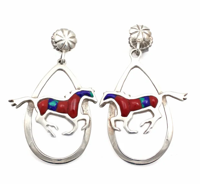 Ben Nighthorse Running Horse Earrings Earrings