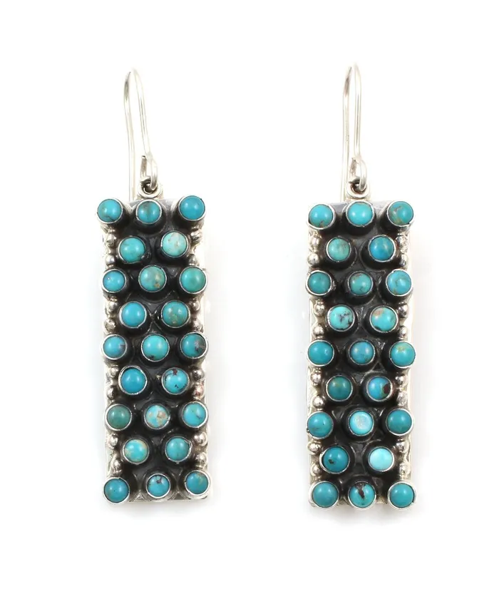 Don Lucas Earrings Turquoise Drop Earrings