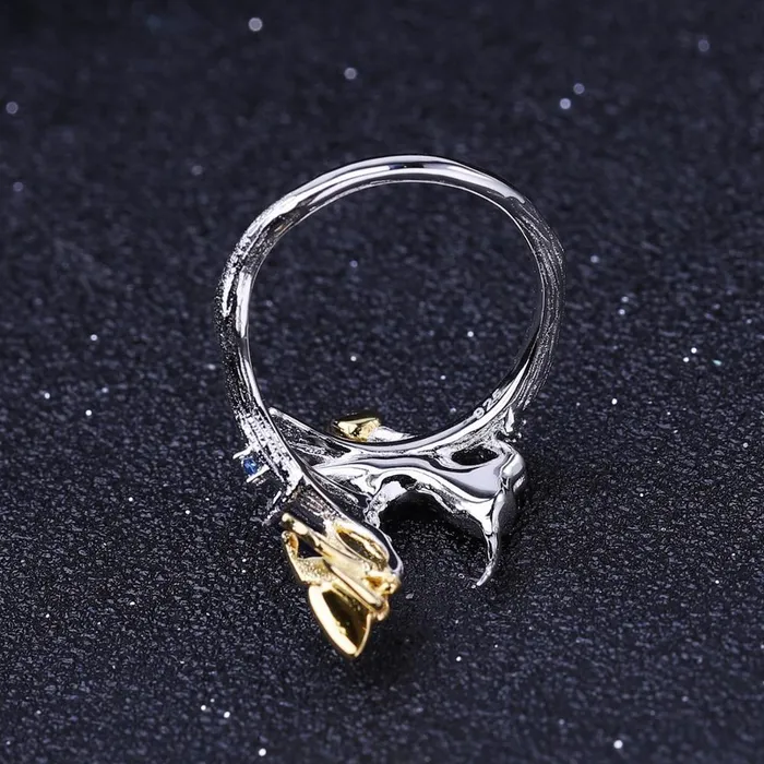 Earrings Alibaba Cat and Butterfly Fine Sterling Silver Jewelry Genuine GemstoneNecklace Earrings Ring or SET