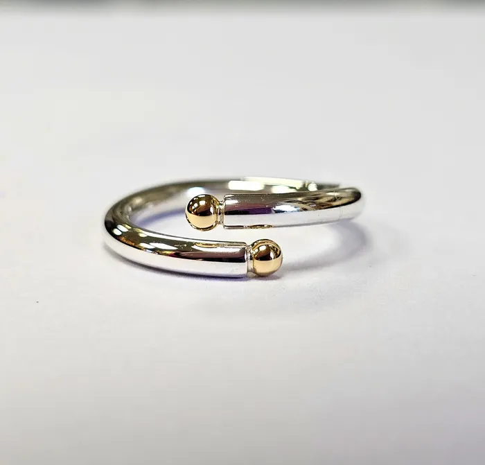 Killarney celtic jewelry Ring of Kerry TORC ring with gold tips Rings
