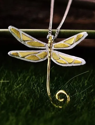 Necklaces Alibaba Dainty Dragonfly Sterling Silver Jewelry Earrings and Necklace Handmade Works of Art