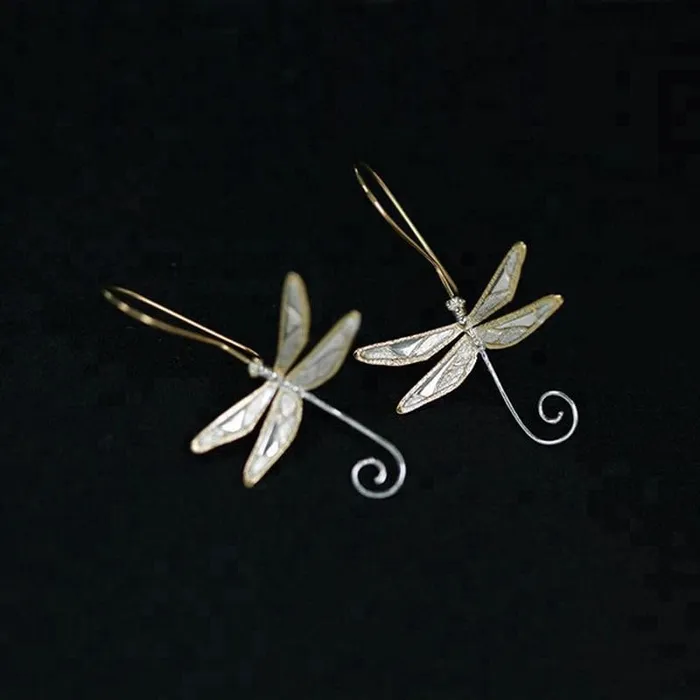 Necklaces Alibaba Dainty Dragonfly Sterling Silver Jewelry Earrings and Necklace Handmade Works of Art