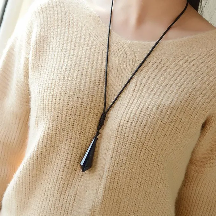Necklaces Blue Sandstone Empowering Necklace Tree of Color