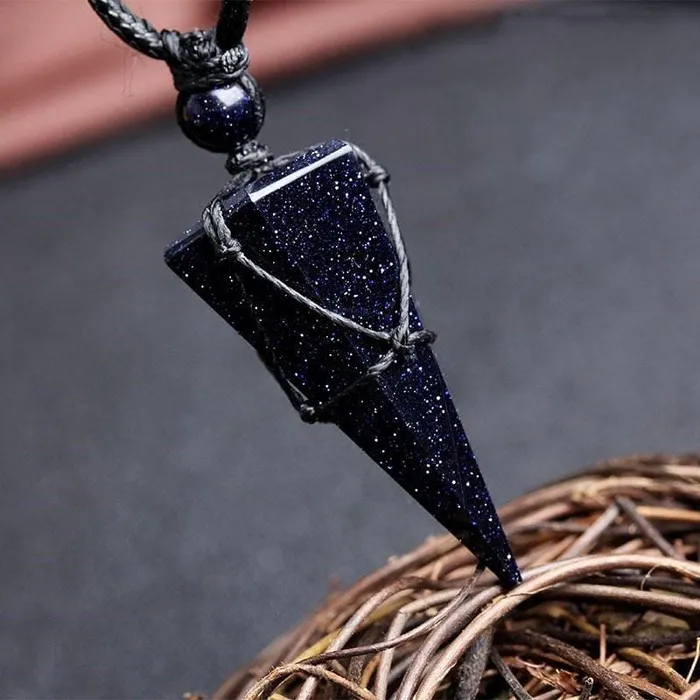 Necklaces Blue Sandstone Empowering Necklace Tree of Color