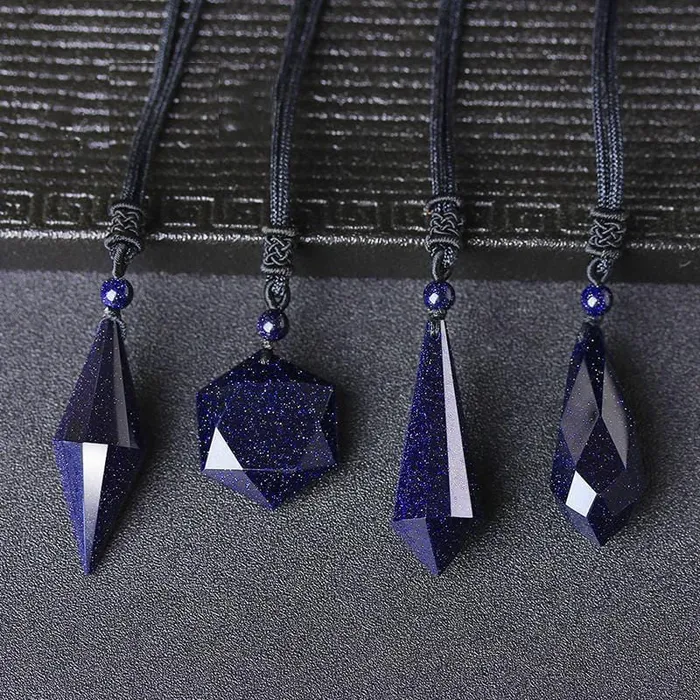 Necklaces Blue Sandstone Empowering Necklace Tree of Color