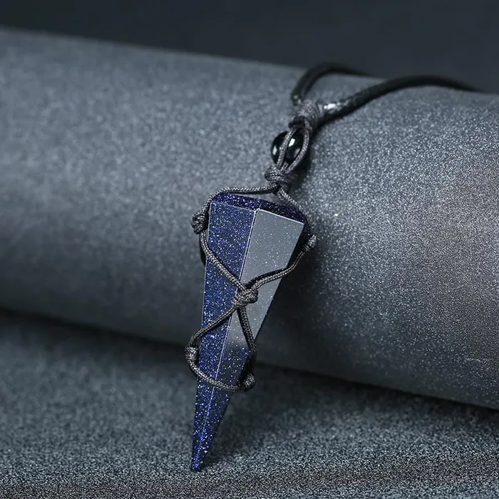 Necklaces Blue Sandstone Empowering Necklace Tree of Color