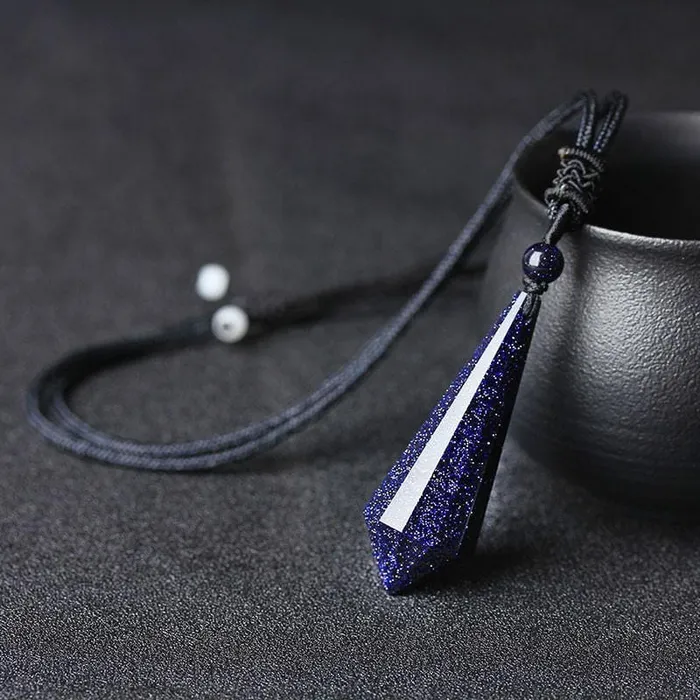 Necklaces Blue Sandstone Empowering Necklace Tree of Color