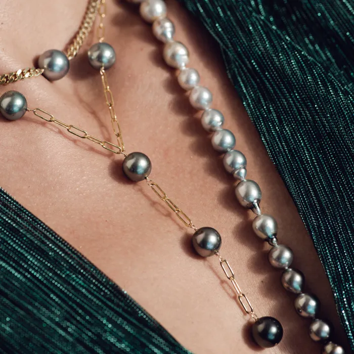 Necklaces misha hawaii Kelly Tahitian Pearl Y Necklace Necklaces misha hawaii Kelly Tahitian Pearl Y Necklace