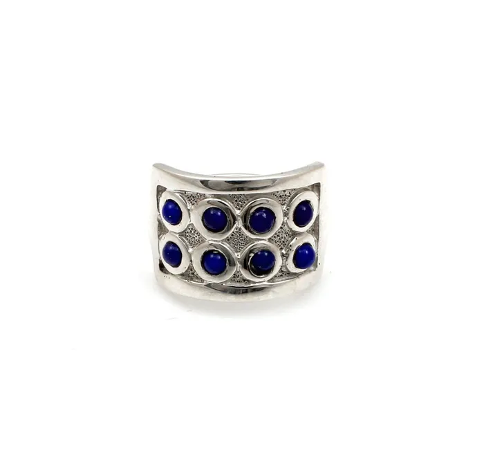 Rings Ben Nighthorse Band Of Hail Stones Ring