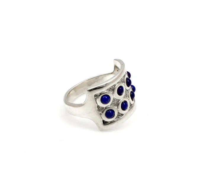 Rings Ben Nighthorse Band Of Hail Stones Ring Rings Ben Nighthorse Band Of Hail Stones Ring