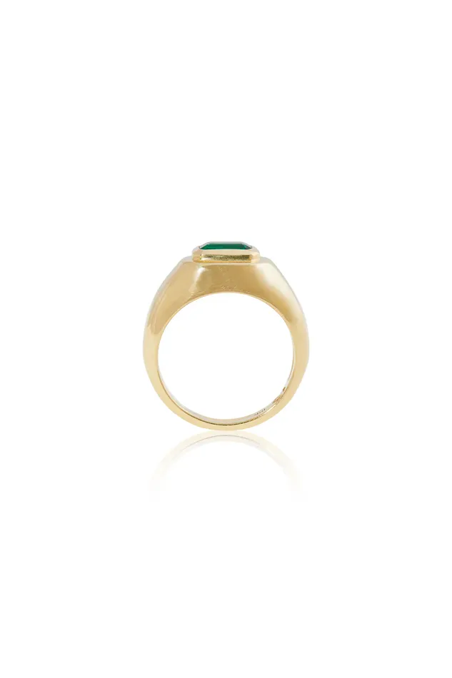 Rings Emerald Dome Ring Vada Rings Emerald Dome Ring Vada