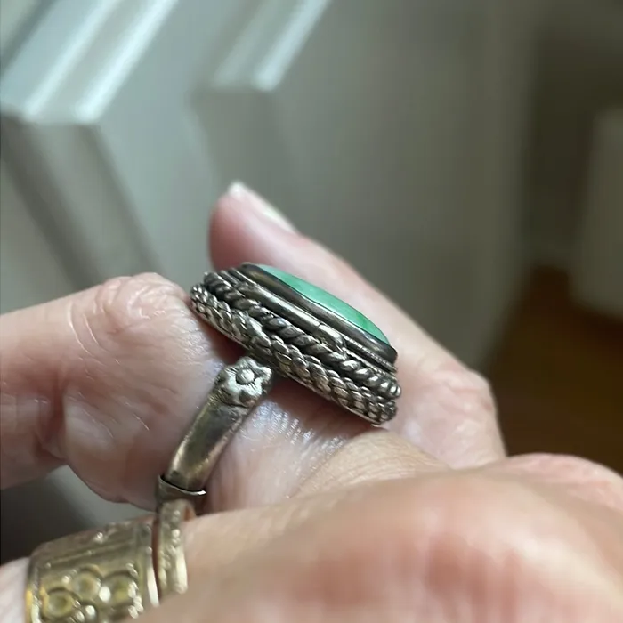 Vintage Paris Jewelry Rings Jade Poison Ring Carved Coral Buddha Sterling Silver Vintage Vintage Paris Jewelry Rings Jade Poison Ring Carved Coral Buddha Sterling Silver Vintage