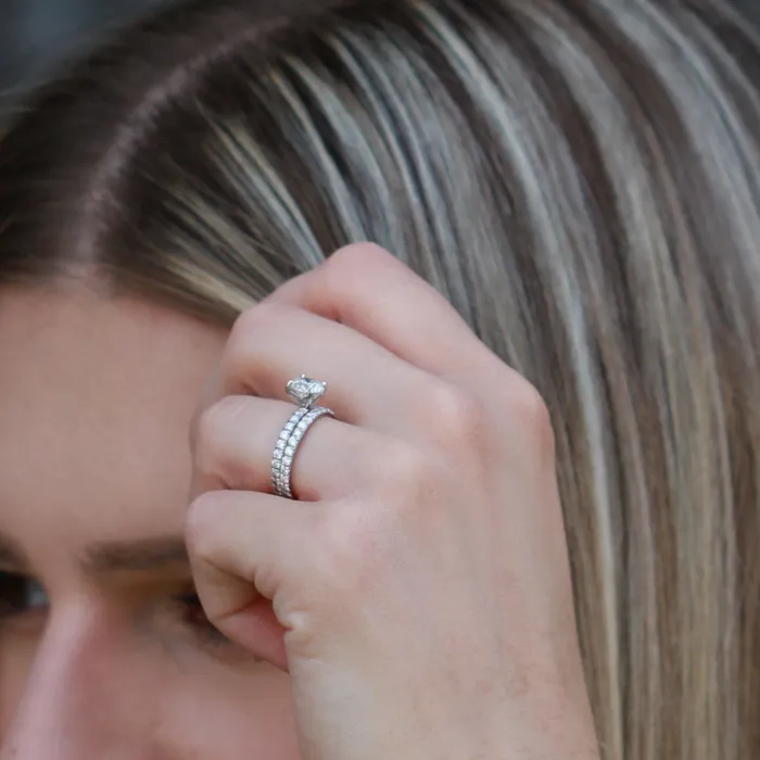 18kt White Gold 050cttw Diamond Band Independent Jewellers Rings 18kt White Gold 050cttw Diamond Band Independent Jewellers Rings