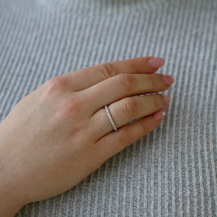 18kt White Gold 050cttw Diamond Band Independent Jewellers Rings 18kt White Gold 050cttw Diamond Band Independent Jewellers Rings
