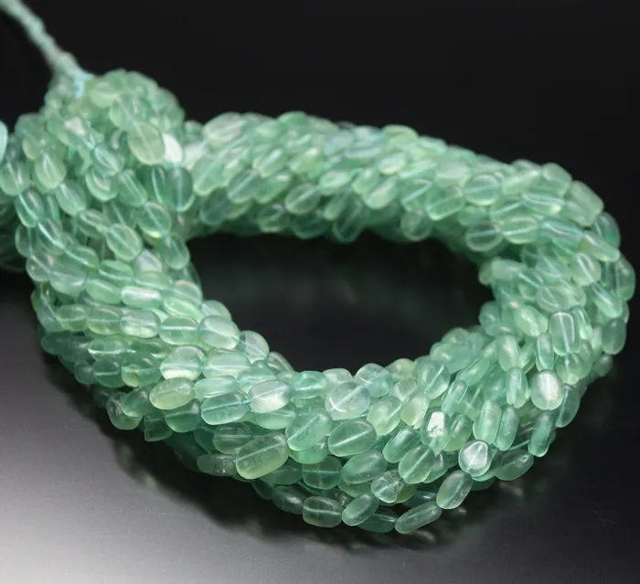 5 x 14 inch 58mm Blue Fluorite Smooth Oval Beads Necklace Fluorite Beads Beads Supplies USA Necklaces 5 x 14 inch 58mm Blue Fluorite Smooth Oval Beads Necklace Fluorite Beads Beads Supplies USA Necklaces