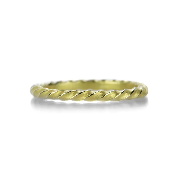 Barbara Heinrich 18k Twisted Band Rings