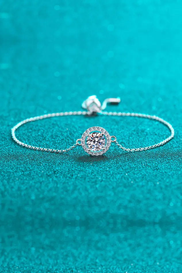 Bracelets All For Fun 1 Carat Moissanite Bracelet Trendsi